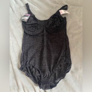 Black lace sheer shaper